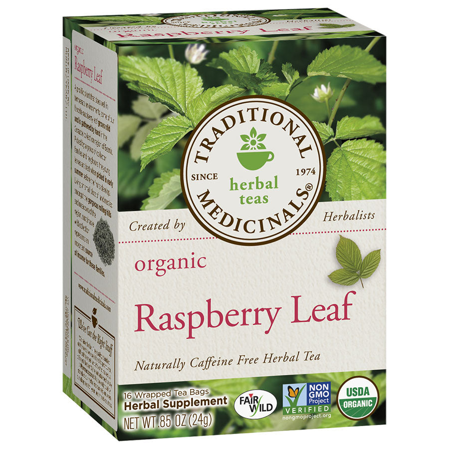 Traditional Medicinals Organic Raspberry Leaf Tea 16 tea bags