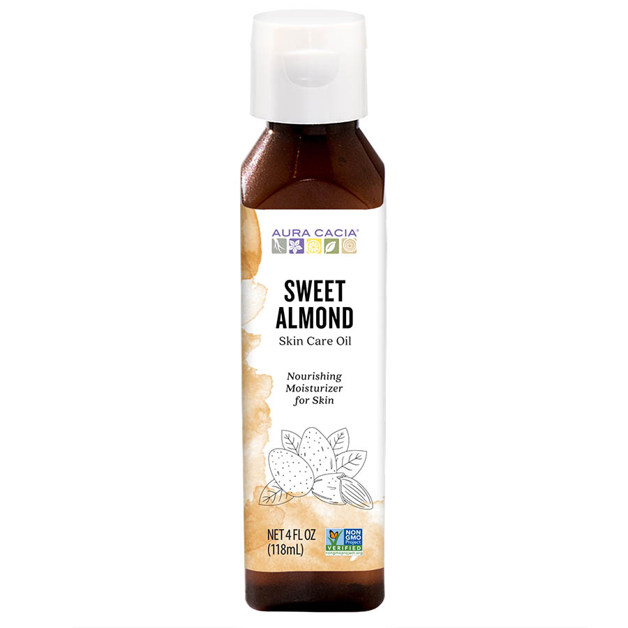 Aura Cacia Sweet Almond Skin Care Oil 4 fl. oz.