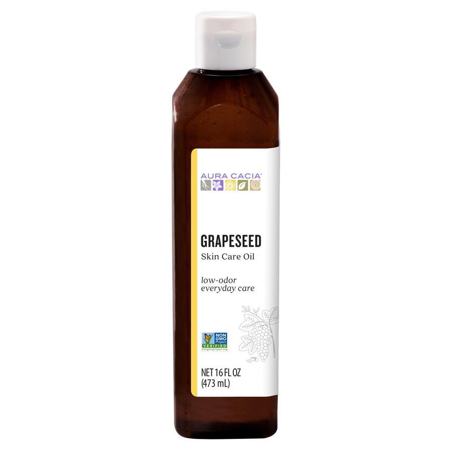 Aura Cacia Grapeseed Skin Care Oil 16 fl. oz.