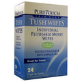 PureTouch Flushable Moist Wipes 24 single use packets