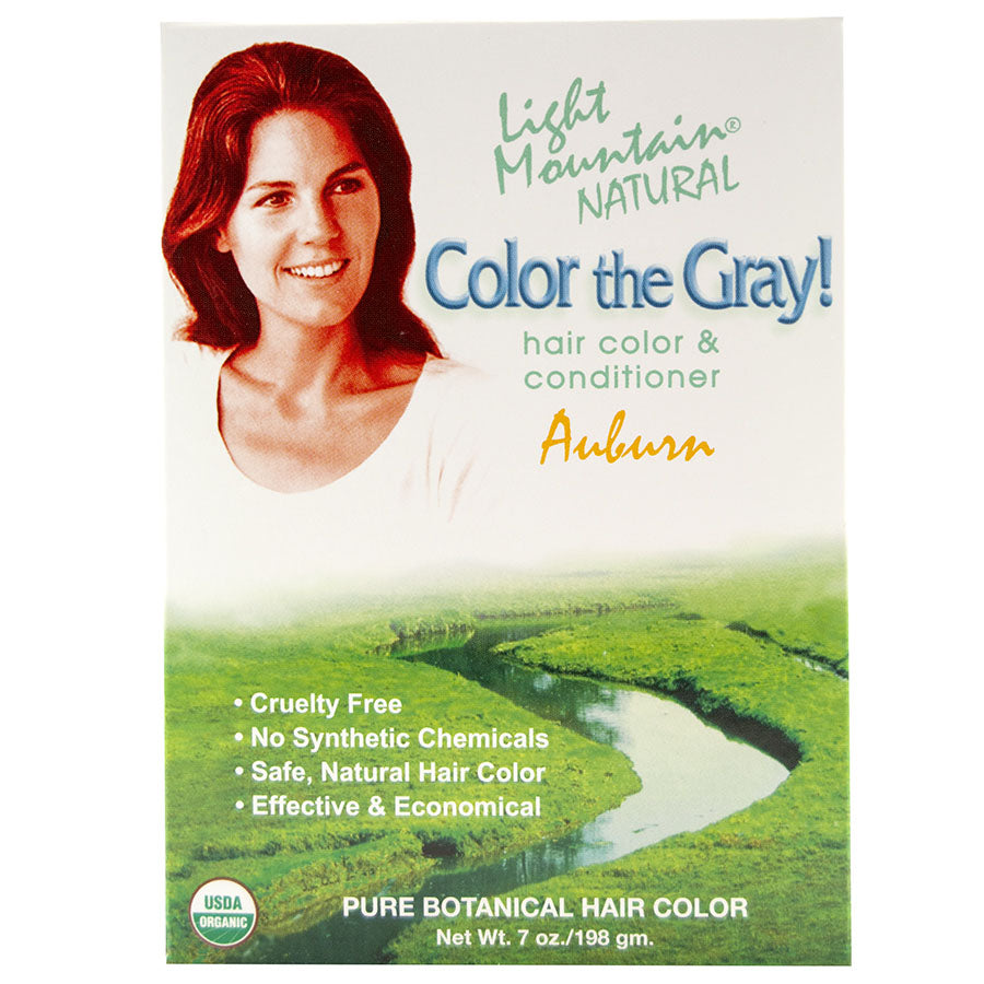 Light Mountain Auburn Hennagray Hair Color 7 oz.