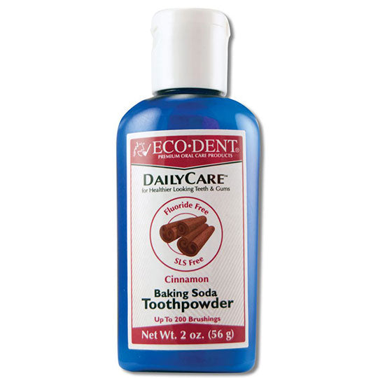 Eco-Dent Cinnamon Baking Soda Toothpowder 2 oz.