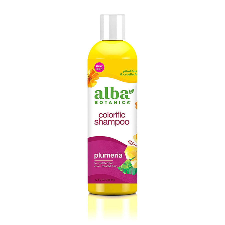 Alba Botanica Colorific Plumeria Shampoo 12 fl. oz.