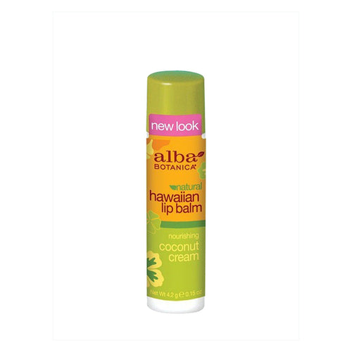 Alba Botanica Coconut Cream Lip Balm 0.15 oz.