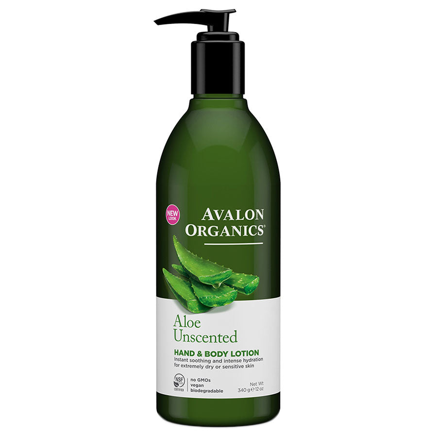 Avalon Organics Aloe Unscented Hand & Body Lotion 32 fl. oz.