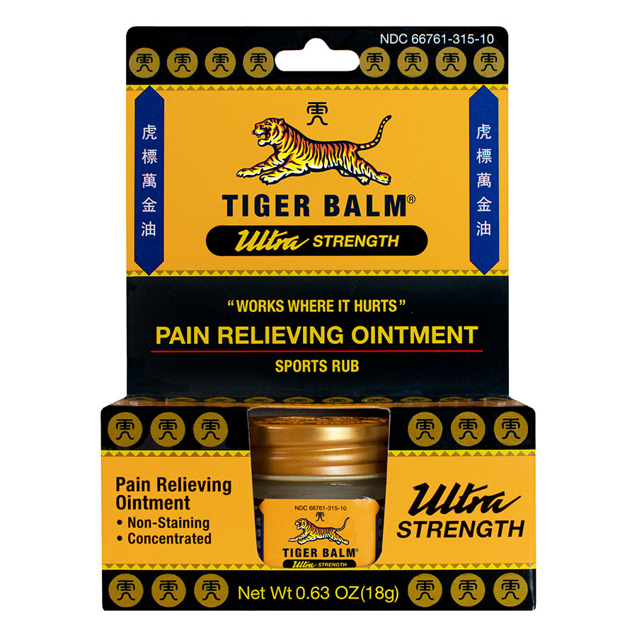 Tiger Balm Ultra Strength Pain Relieving Ointment 0.63 oz.