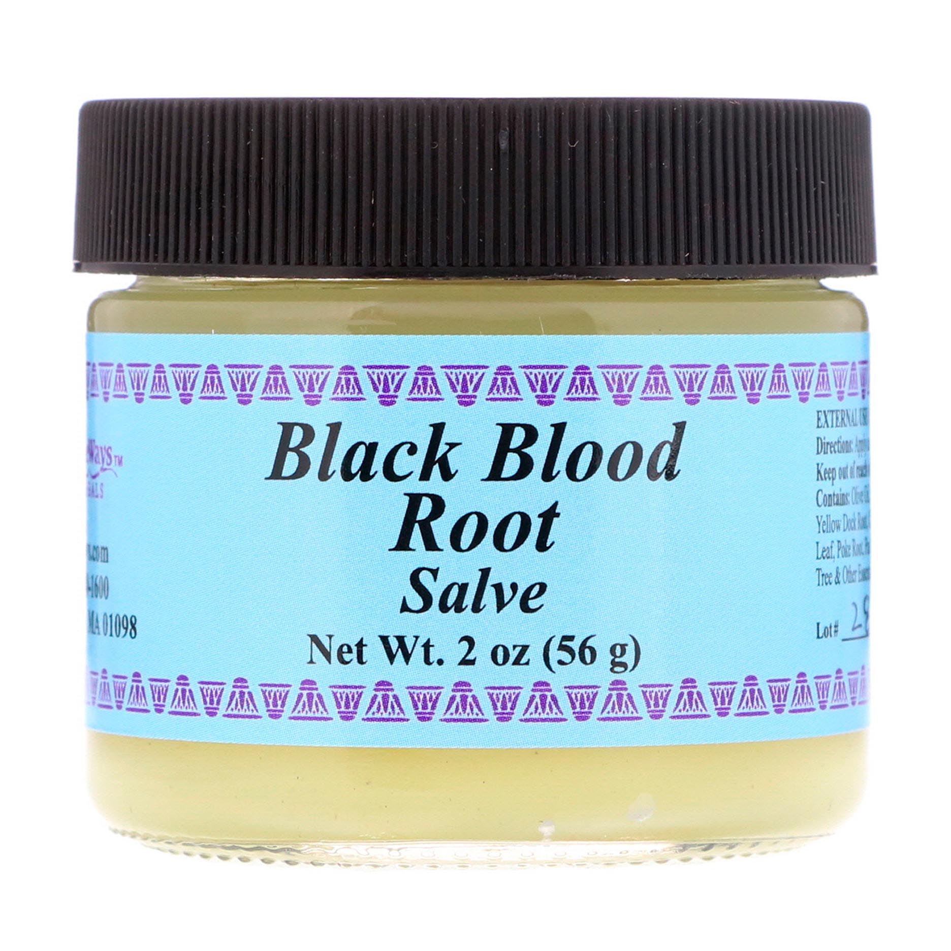 WiseWays Herbals Black Blood Root Salve 2 oz.