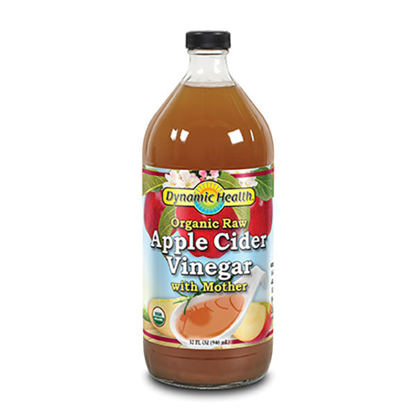 Dynamic Health Organic Apple Cider Vinegar with the Mother (Glass) 32 fl. oz.