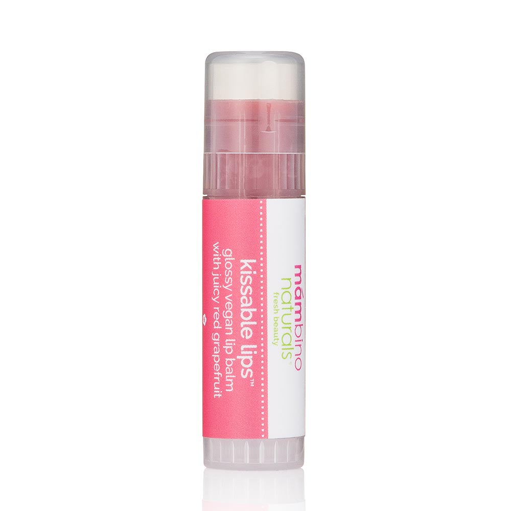Mambino Organics Juicy Red Grapefruit Glossy Vegan Lip Balm 0.25 oz.