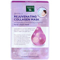 Earth Therapeutics Skin Therapy Rejuvenating Collagen Facial Sheet Mask 1 count