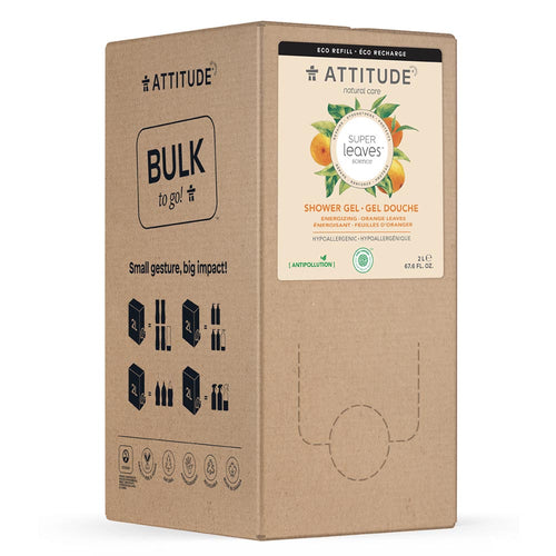 Attitude Bulk Energizing Orange Leaves Body Wash 67.63 fl. oz.