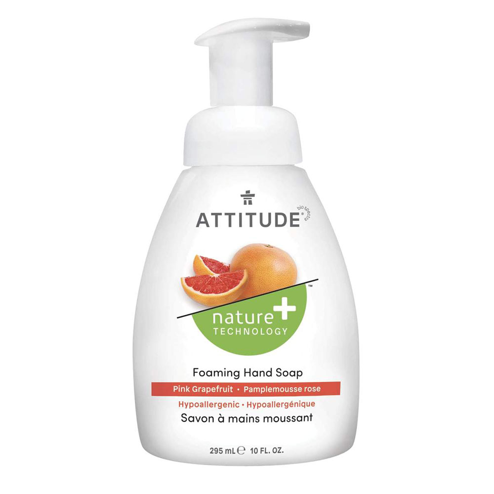 Attitude Foaming Hand Soap, Pink Grapefruit 10 fl. oz.