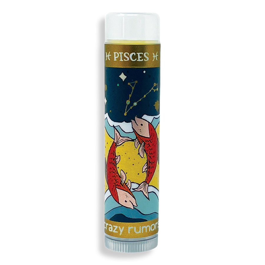 Crazy Rumors Pisces Water Blend Lip Balm .15 oz