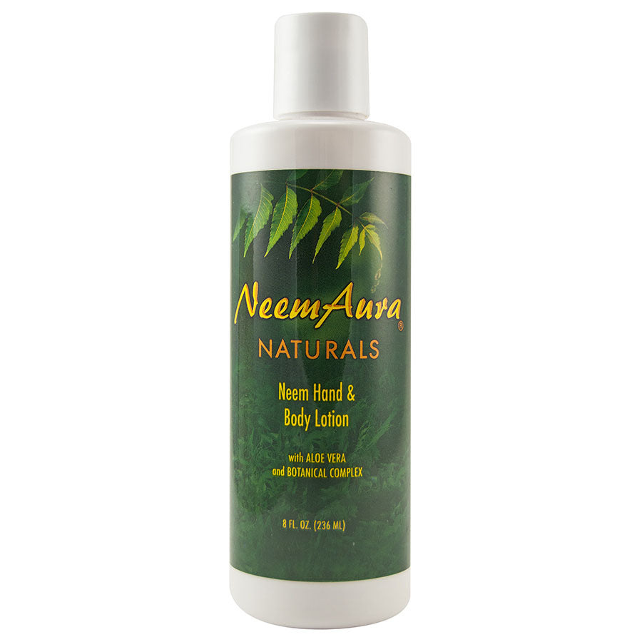 NeemAura Naturals Hand & Body Lotion with Aloe Vera & Neem Oil 8 fl. oz.